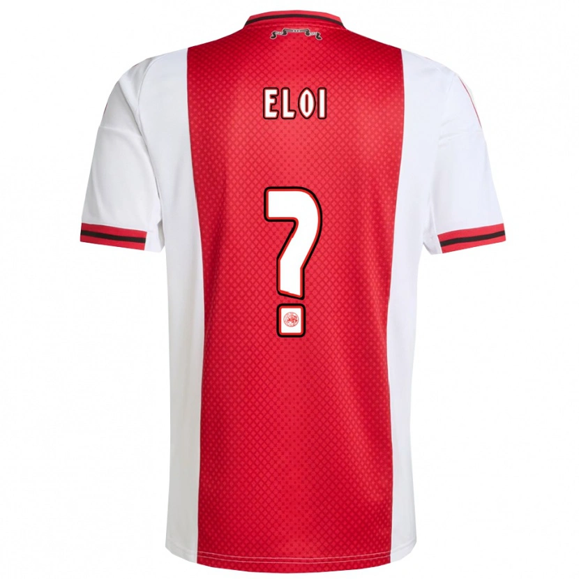 Danxen Kid Eloi Gómez #0 Red White Home Jersey 2025/26 T-Shirt