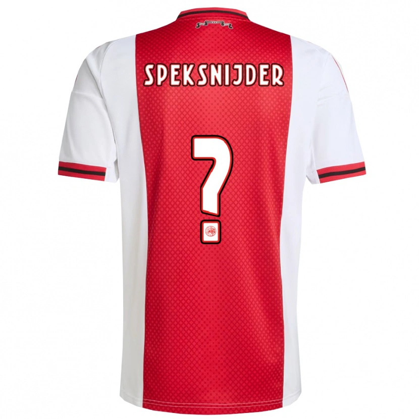 Danxen Kid Rico Speksnijder #0 Red White Home Jersey 2025/26 T-Shirt