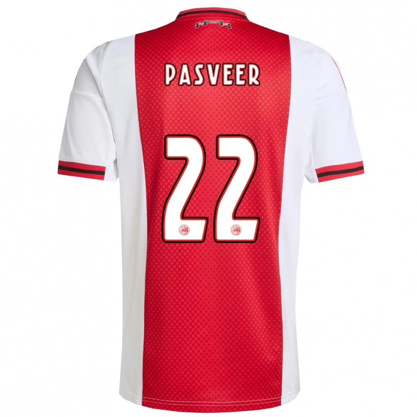 Danxen Kid Remko Pasveer #22 Red White Home Jersey 2025/26 T-Shirt