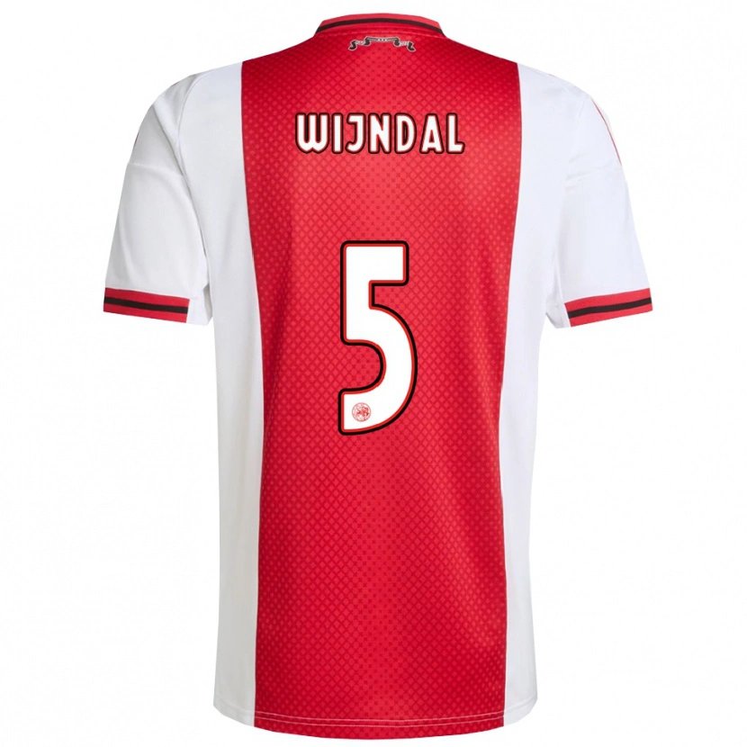 Danxen Kid Owen Wijndal #5 Red White Home Jersey 2025/26 T-Shirt