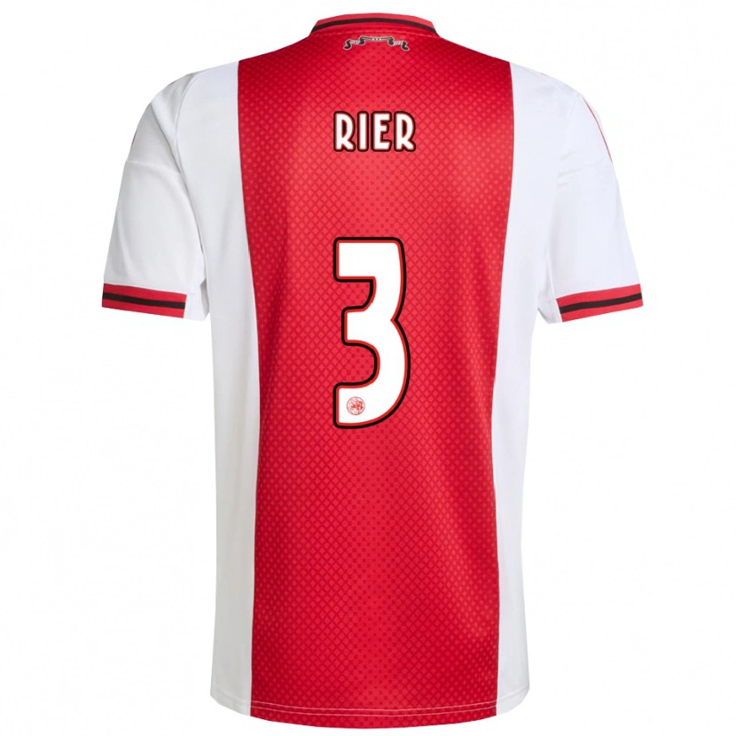 Danxen Kid Thomas Rier #3 Red White Home Jersey 2025/26 T-Shirt