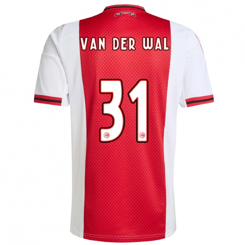 Danxen Kid Dionne Van Der Wal #31 Red White Home Jersey 2025/26 T-Shirt
