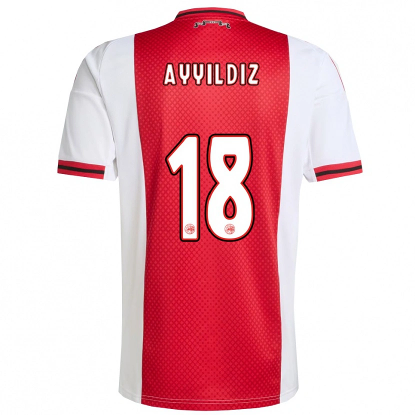 Danxen Kid Hasan Ayyıldız #18 Red White Home Jersey 2025/26 T-Shirt