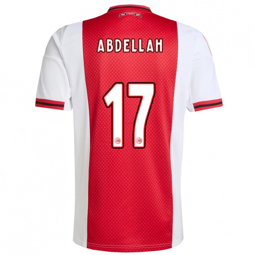 Danxen Kid Abdellah Ouazane #17 Red White Home Jersey 2025/26 T-Shirt