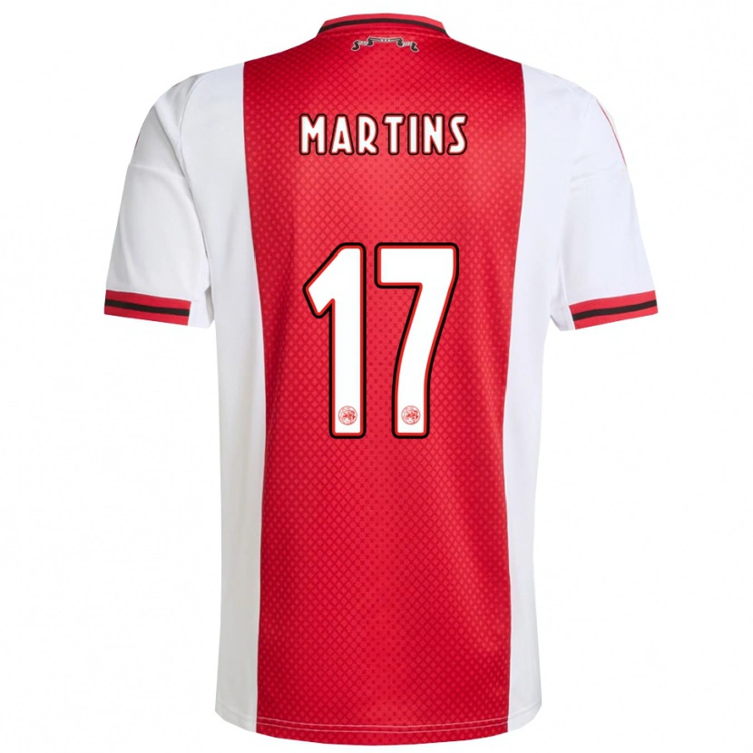 Danxen Kid Lilinho Martins #17 Red White Home Jersey 2025/26 T-Shirt