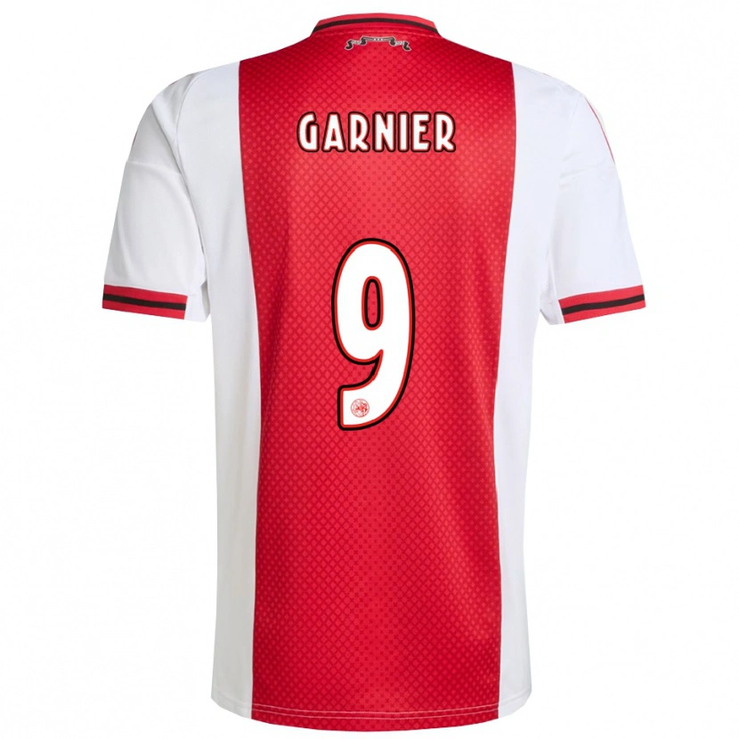 Danxen Kid Roméo Garnier #9 Red White Home Jersey 2025/26 T-Shirt