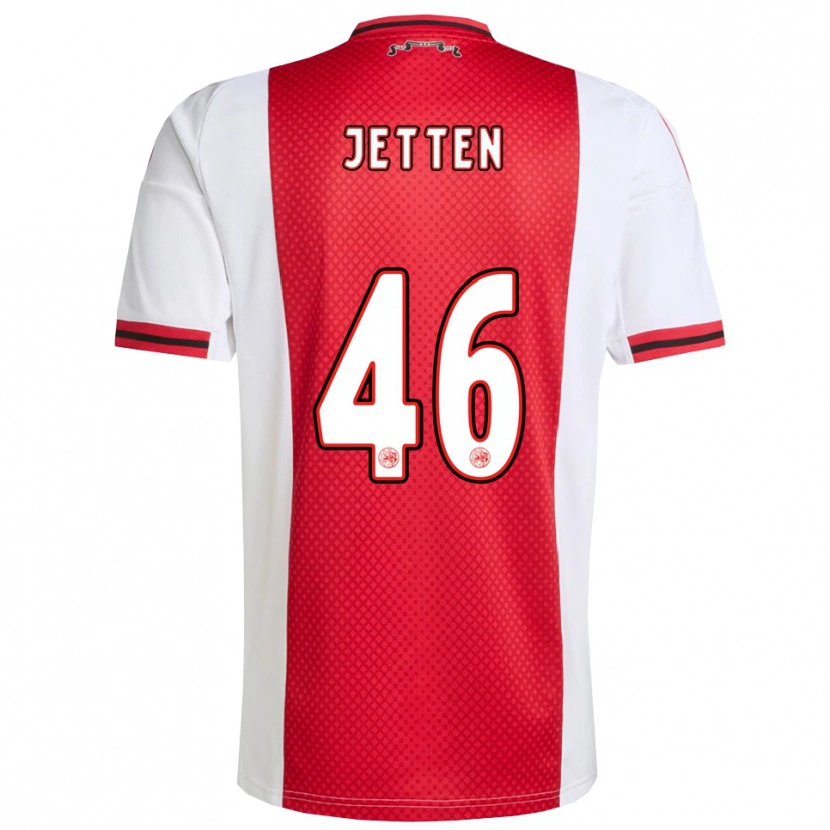 Danxen Kid Lucas Jetten #46 Red White Home Jersey 2025/26 T-Shirt