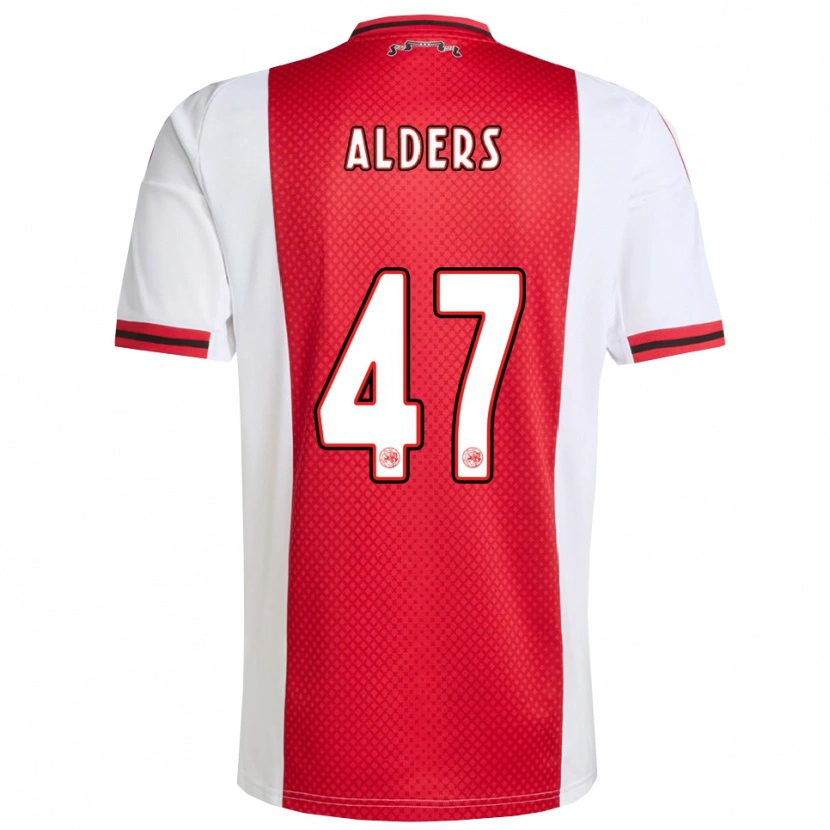 Danxen Kid Gerald Alders #47 Red White Home Jersey 2025/26 T-Shirt