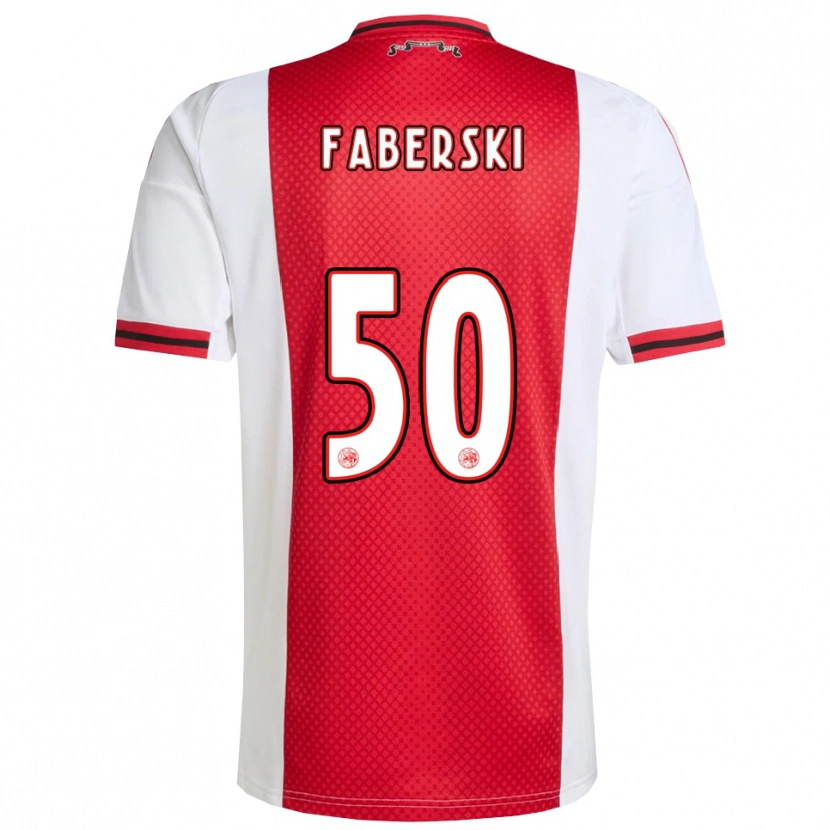 Danxen Kid Jan Faberski #50 Red White Home Jersey 2025/26 T-Shirt