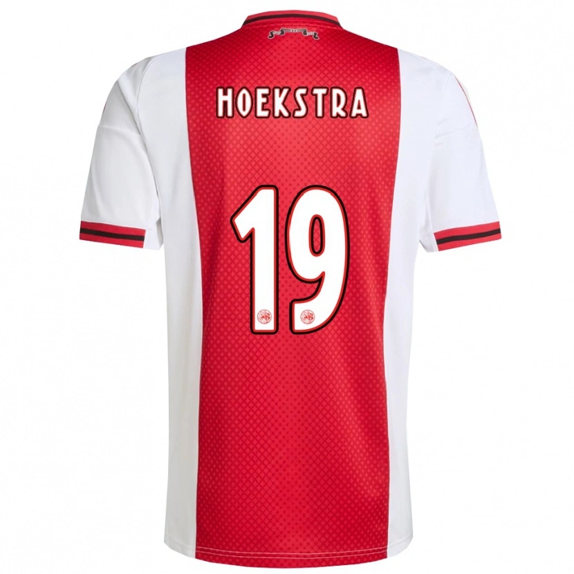 Danxen Kid Tiny Hoekstra #19 Red White Home Jersey 2025/26 T-Shirt