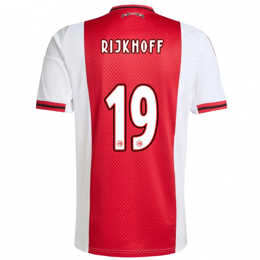 Danxen Kid Julian Rijkhoff #19 Red White Home Jersey 2025/26 T-Shirt
