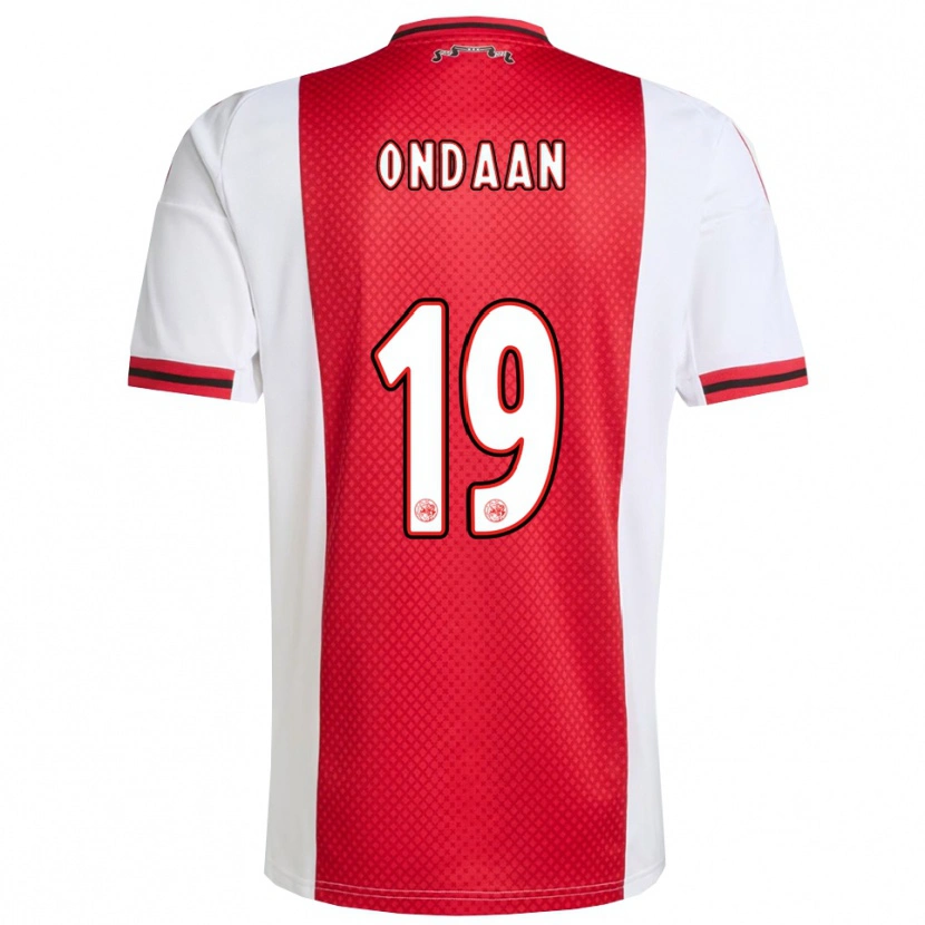 Danxen Kid Terell Ondaan #19 Red White Home Jersey 2025/26 T-Shirt