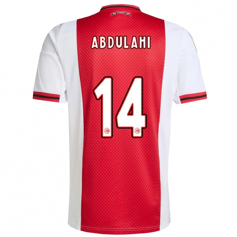 Danxen Kid Liban Abdulahi #14 Red White Home Jersey 2025/26 T-Shirt