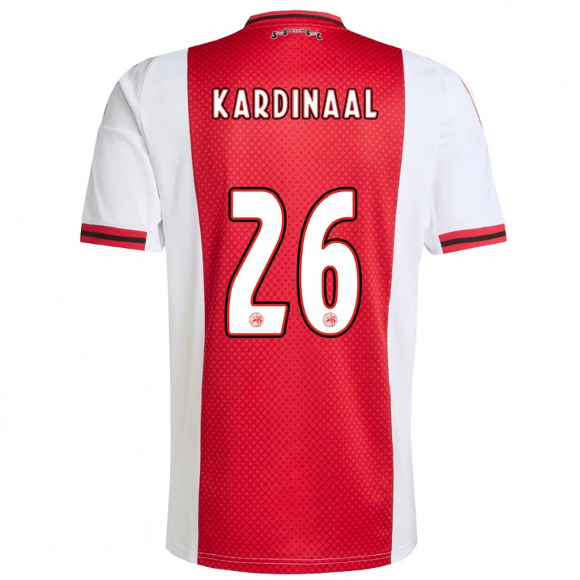 Danxen Kid Isa Kardinaal #26 Red White Home Jersey 2025/26 T-Shirt