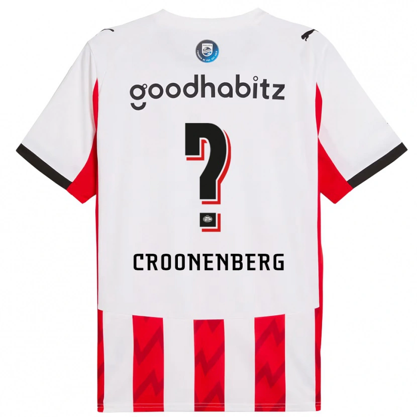 Danxen Kid Luca Croonenberg #0 Red White Home Jersey 2025/26 T-Shirt