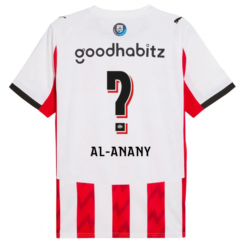 Danxen Kid Yousif Al-Anany #0 Red White Home Jersey 2025/26 T-Shirt