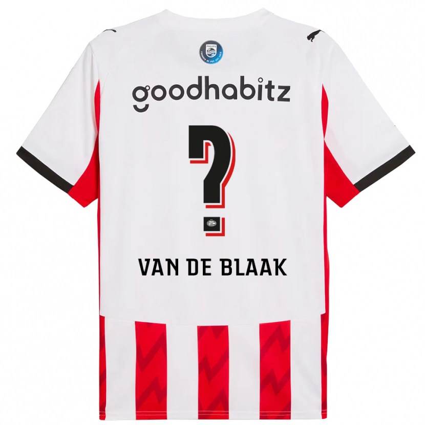 Danxen Kid Emmanuel Van De Blaak #0 Red White Home Jersey 2025/26 T-Shirt
