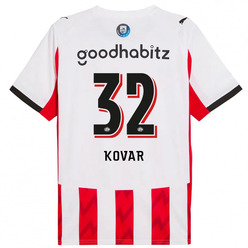 Danxen Kid Matej Kovar #32 Red White Home Jersey 2025/26 T-Shirt