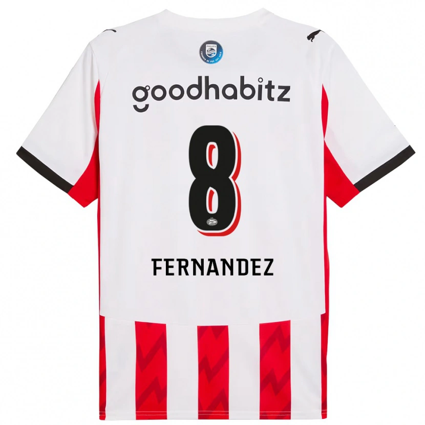 Danxen Kid Noah Fernandez #8 Red White Home Jersey 2025/26 T-Shirt