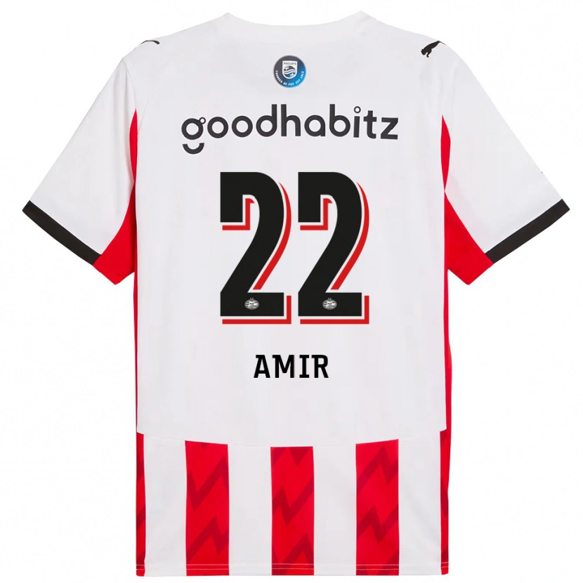 Danxen Kid Amir Al-Anany #22 Red White Home Jersey 2025/26 T-Shirt