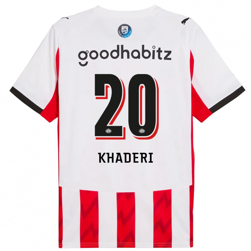 Danxen Kid Benjamin Khaderi #20 Red White Home Jersey 2025/26 T-Shirt