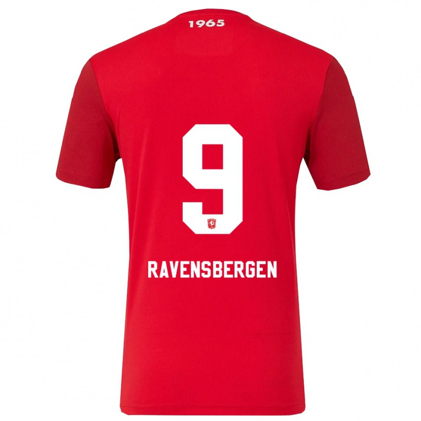 Danxen Kid Jaimy Ravensbergen #9 Red White Home Jersey 2025/26 T-Shirt