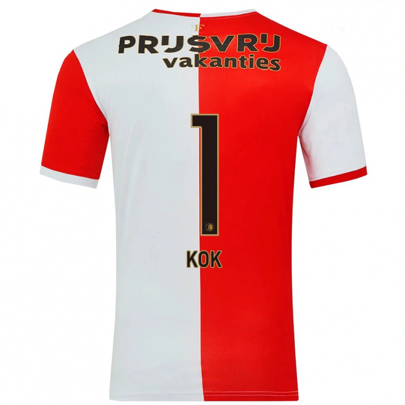 Danxen Kid Stefan Kok #1 Red White Home Jersey 2025/26 T-Shirt