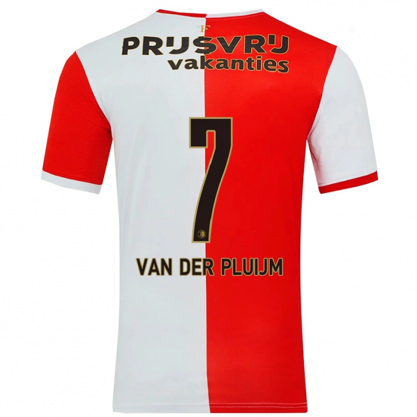 Danxen Kid Marvin Van Der Pluijm #7 Red White Home Jersey 2025/26 T-Shirt