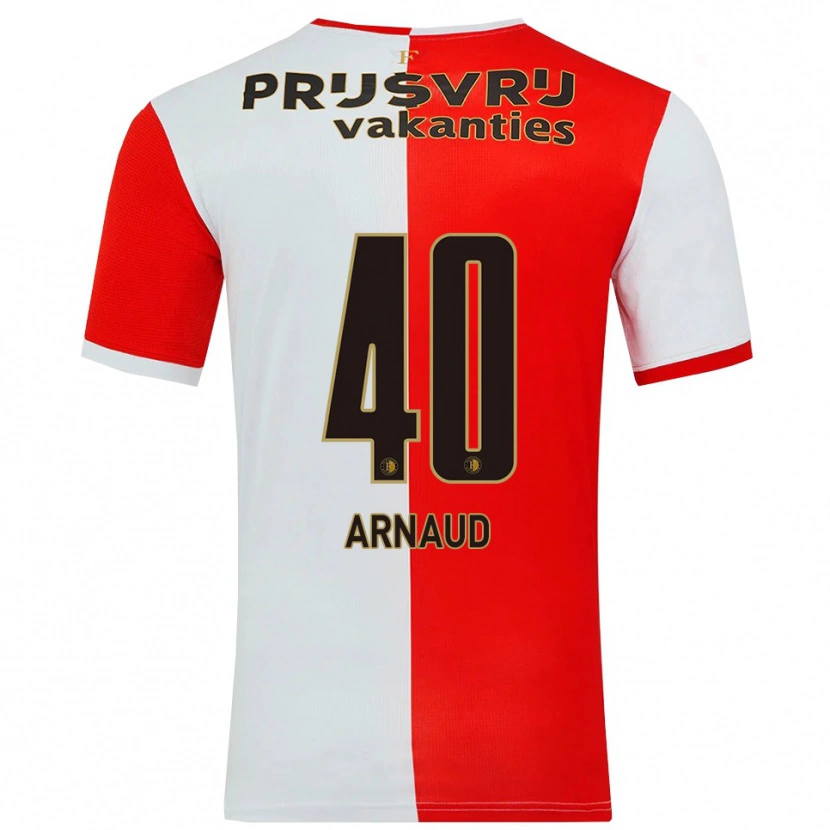 Danxen Kid Lugene Arnaud #40 Red White Home Jersey 2025/26 T-Shirt