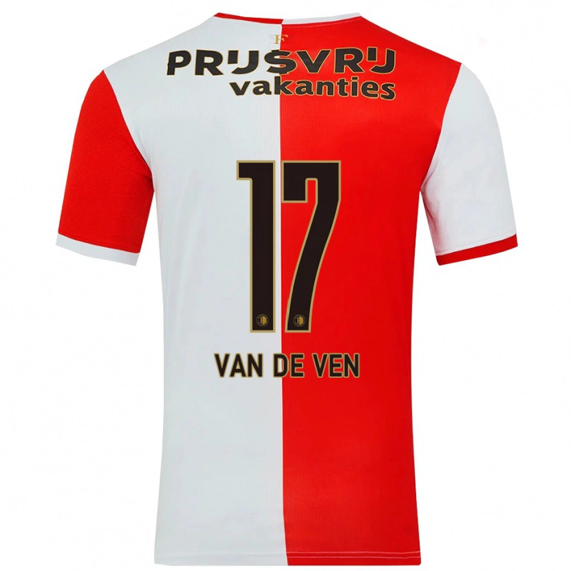 Danxen Kid Zoi Van De Ven #17 Red White Home Jersey 2025/26 T-Shirt