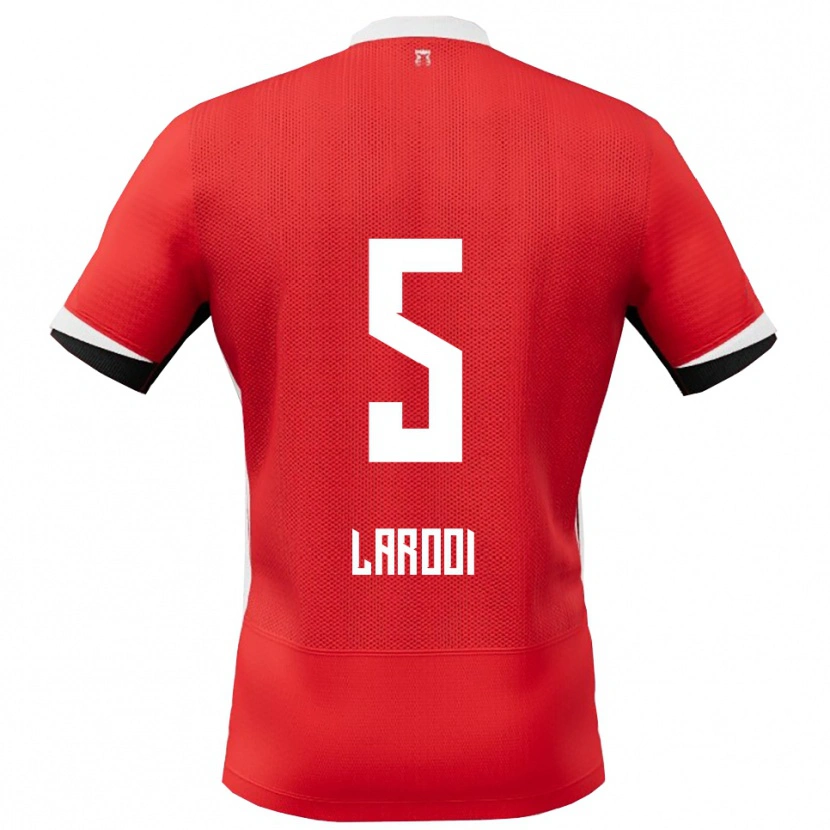 Danxen Kid Finn Larooi #5 Red White Home Jersey 2025/26 T-Shirt