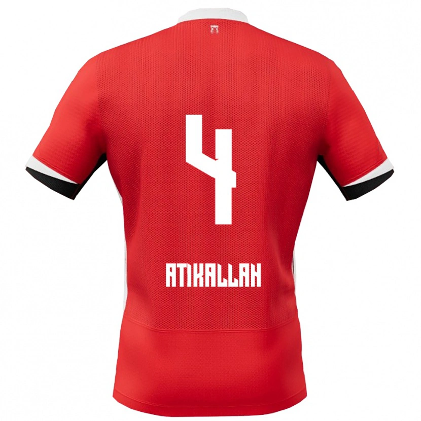 Danxen Kid Rayan Atikallah #4 Red White Home Jersey 2025/26 T-Shirt