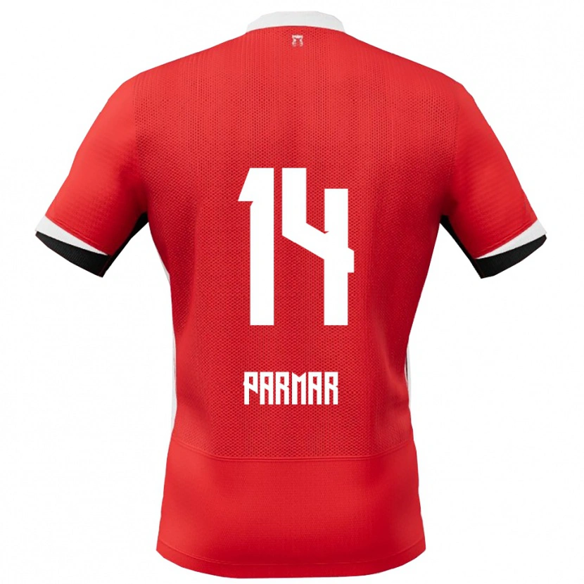 Danxen Kid Aryan Parmar #14 Red White Home Jersey 2025/26 T-Shirt