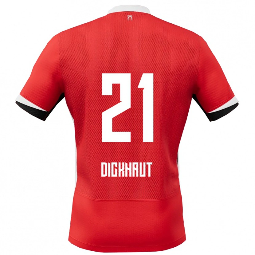 Danxen Kid Damian Dickhaut #21 Red White Home Jersey 2025/26 T-Shirt