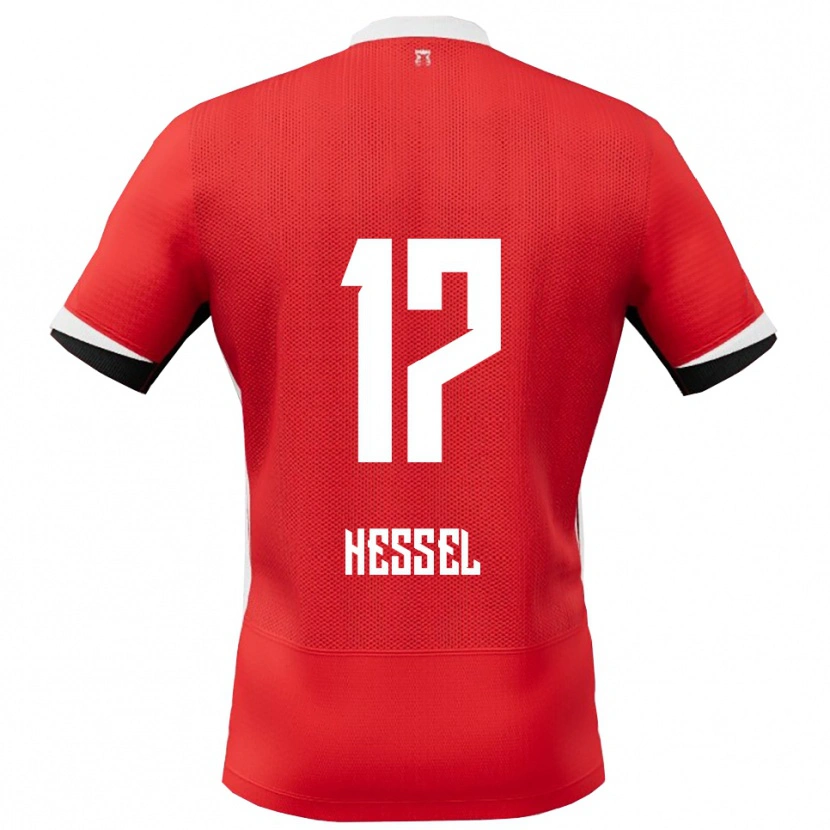 Danxen Kid Hessel De Wit #17 Red White Home Jersey 2025/26 T-Shirt
