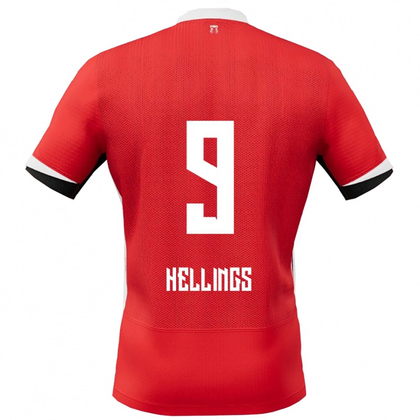 Danxen Kid Chavarello Hellings #9 Red White Home Jersey 2025/26 T-Shirt