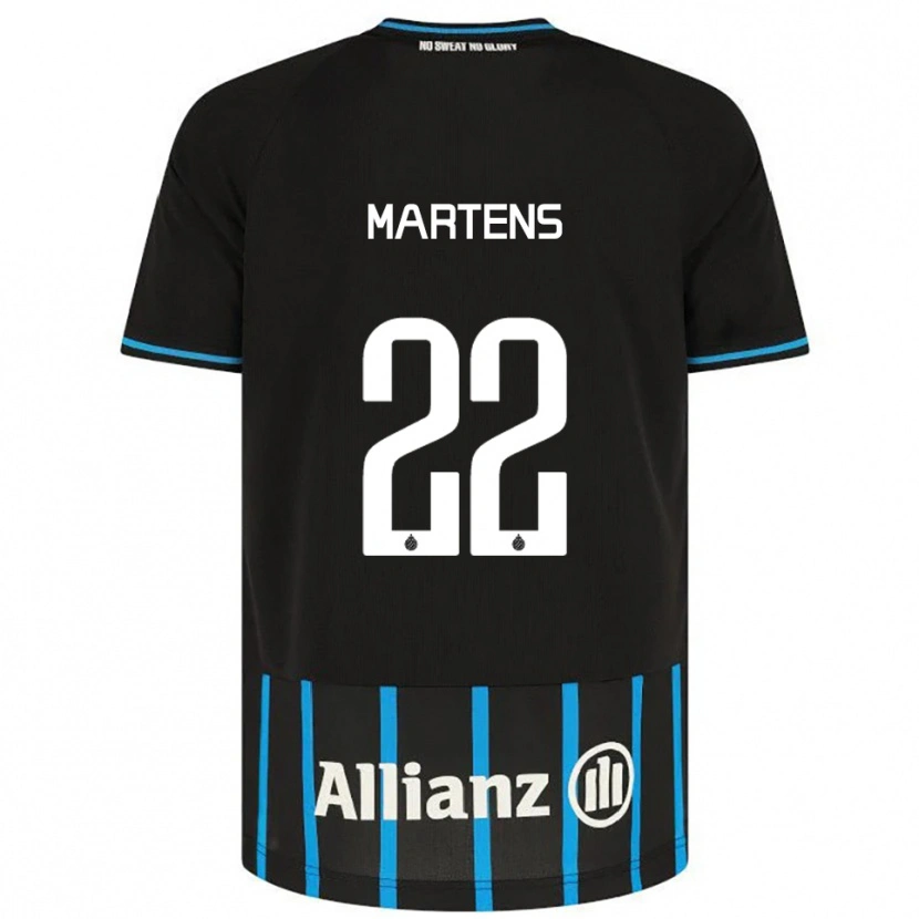 Danxen Kid Quinze Martens #22 Black Blue Home Jersey 2025/26 T-Shirt