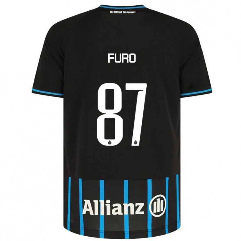 Danxen Kid Kaye Furo #87 Black Blue Home Jersey 2025/26 T-Shirt