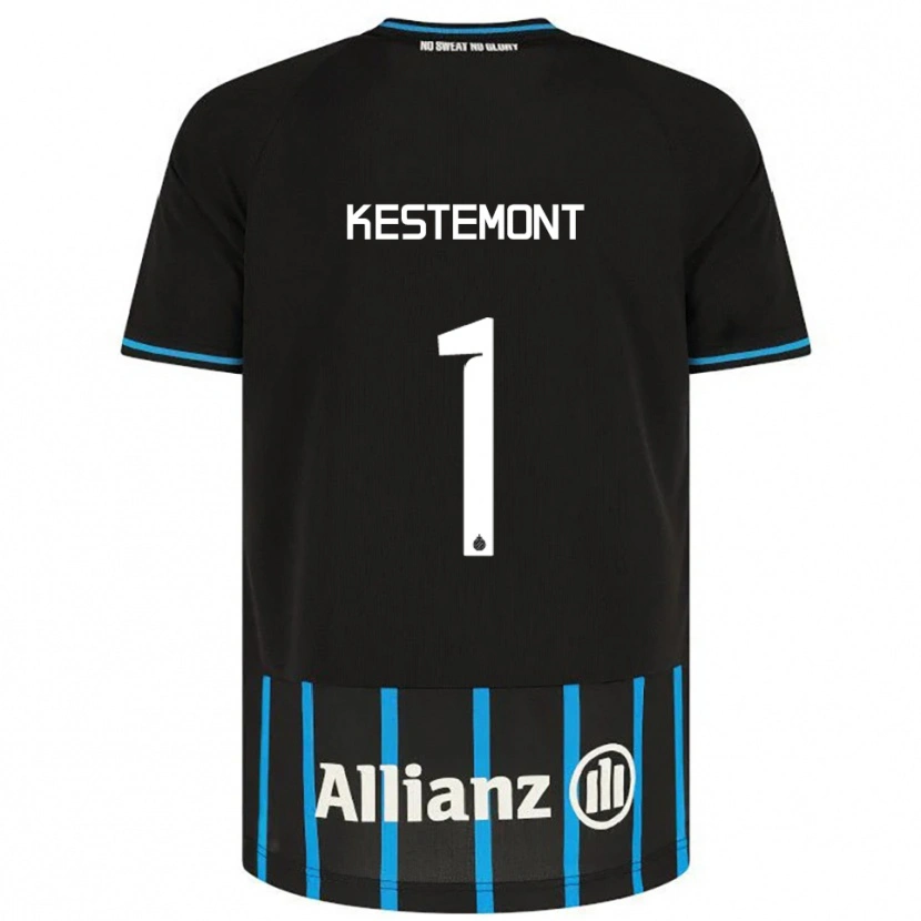 Danxen Kid Thibeau Kestemont #1 Black Blue Home Jersey 2025/26 T-Shirt