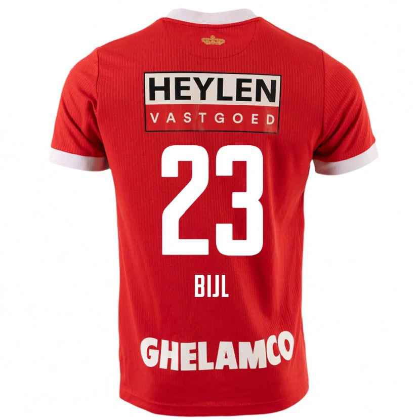 Danxen Kid Glenn Bijl #23 Red White Home Jersey 2025/26 T-Shirt
