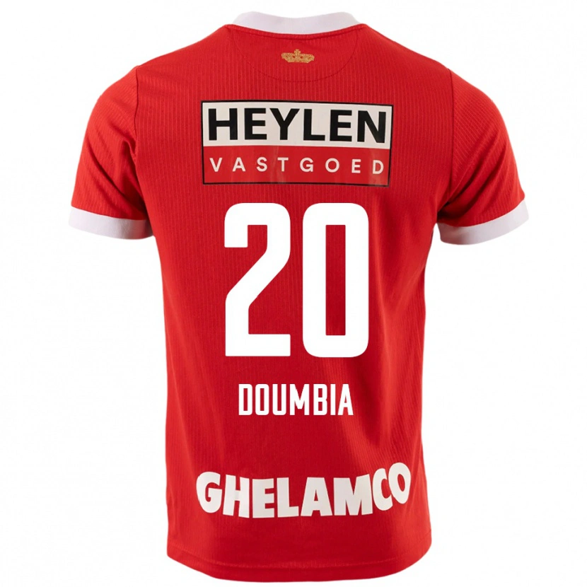 Danxen Kid Mahamadou Doumbia #20 Red White Home Jersey 2025/26 T-Shirt