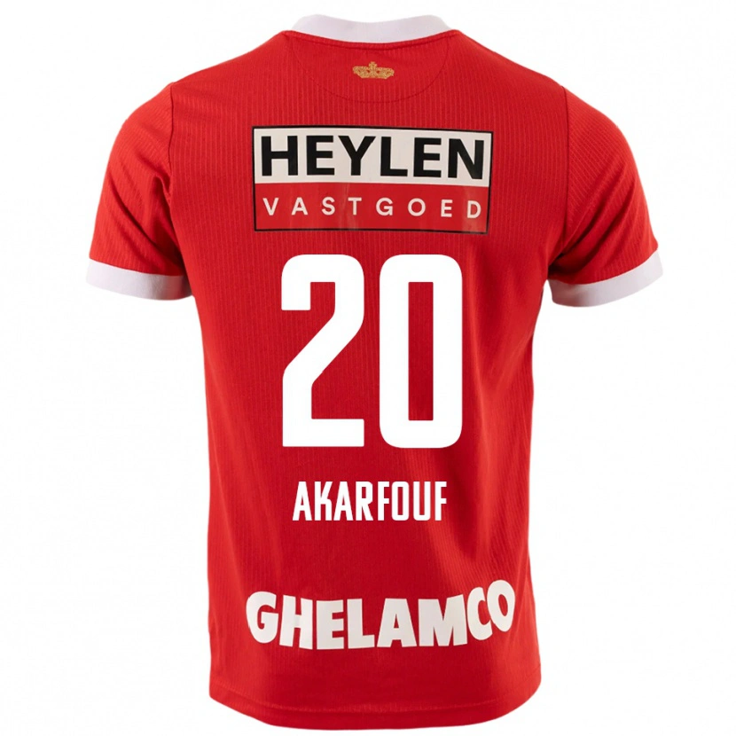 Danxen Kid Hamza Akarfouf #20 Red White Home Jersey 2025/26 T-Shirt