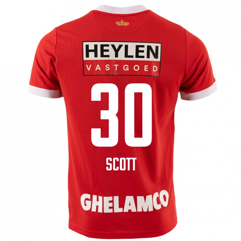 Danxen Kid Christopher Scott #30 Red White Home Jersey 2025/26 T-Shirt