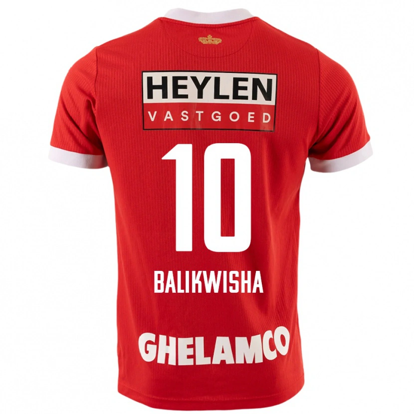 Danxen Kid Michel-Ange Balikwisha #10 Red White Home Jersey 2025/26 T-Shirt