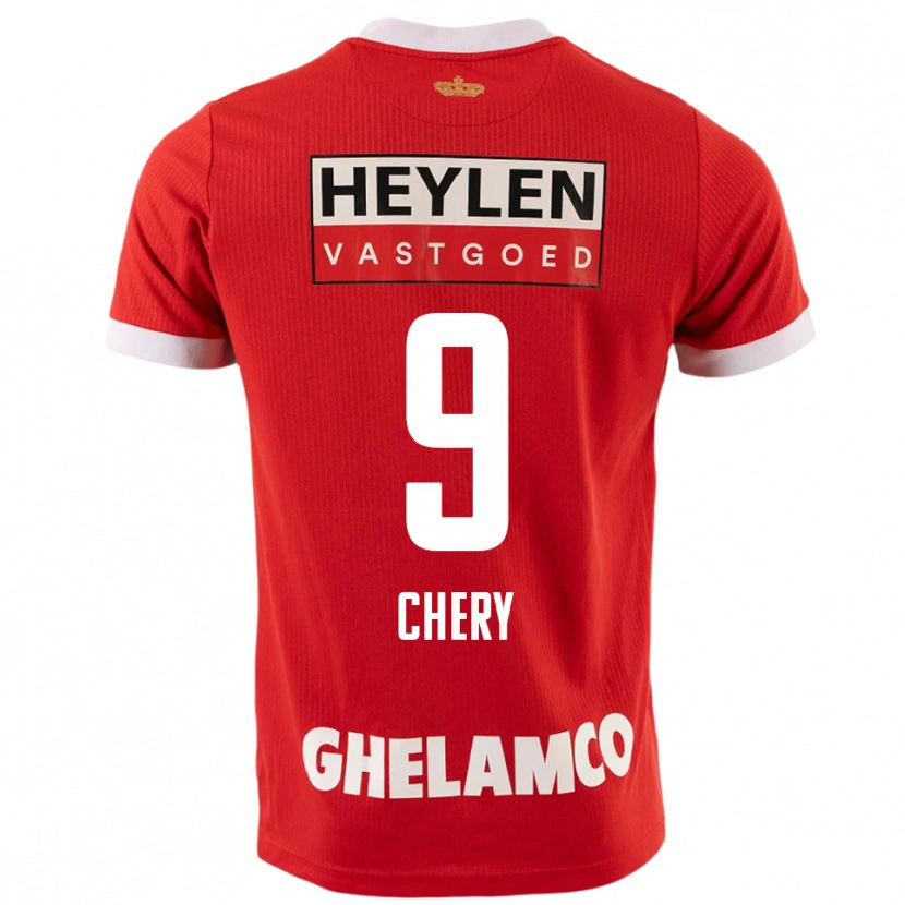 Danxen Kid Tjaronn Chery #9 Red White Home Jersey 2025/26 T-Shirt