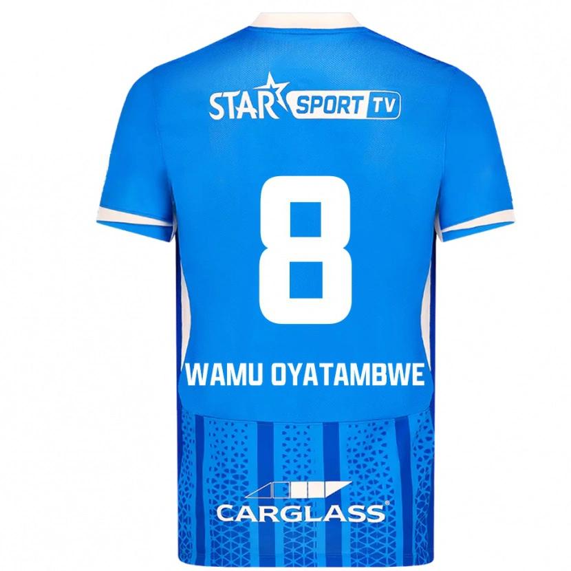 Danxen Kid Matthias Wamu Oyatambwe #8 Blue White Home Jersey 2025/26 T-Shirt