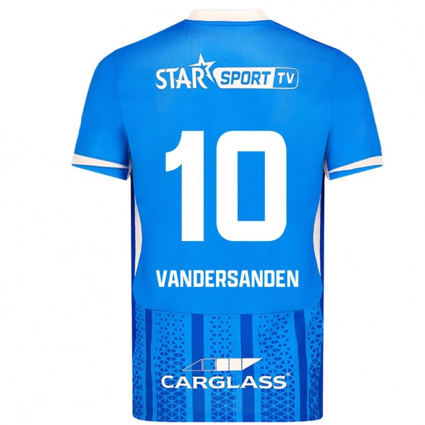 Danxen Kid Sien Vandersanden #10 Blue White Home Jersey 2025/26 T-Shirt