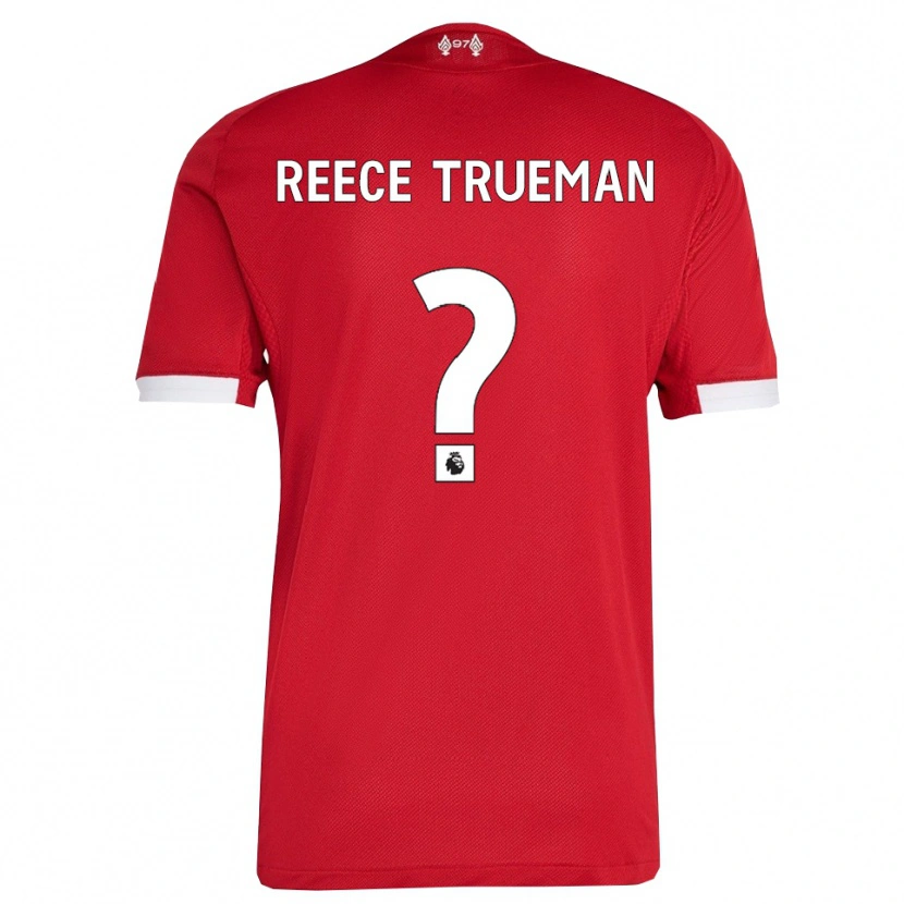 Danxen Kid Reece Trueman #0 Red White Home Jersey 2025/26 T-Shirt