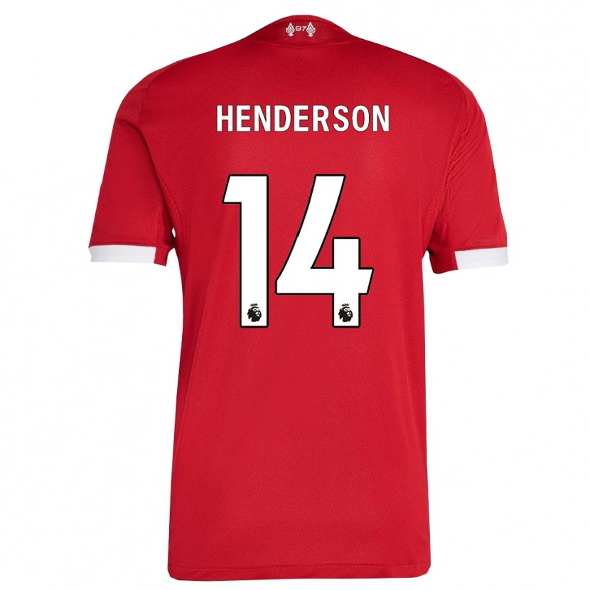 Danxen Kid Henderson #14 Red White Home Jersey 2025/26 T-Shirt