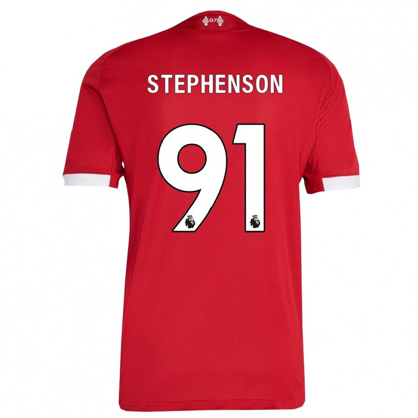 Danxen Kid Luca Stephenson #91 Red White Home Jersey 2025/26 T-Shirt